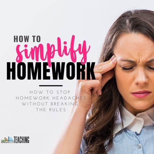Differentiate to Simplify Homework