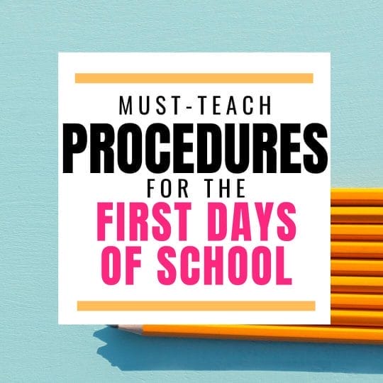 6 Important Classroom Rules and Procedures Elementary Students Must Learn the First Week