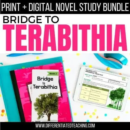 Bridge to Terabithia Novel Study 