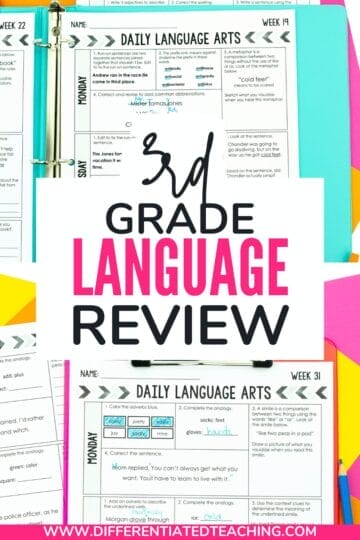 3rd grade Grammar Review 2