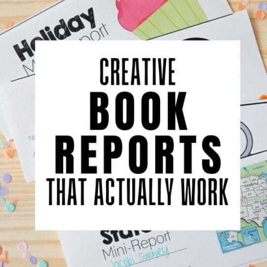 CREATIVE BOOK REPORT IDEAS