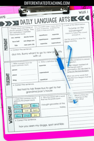 language spiral review
