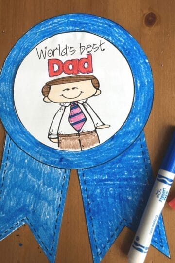 easy fathers day writing craft