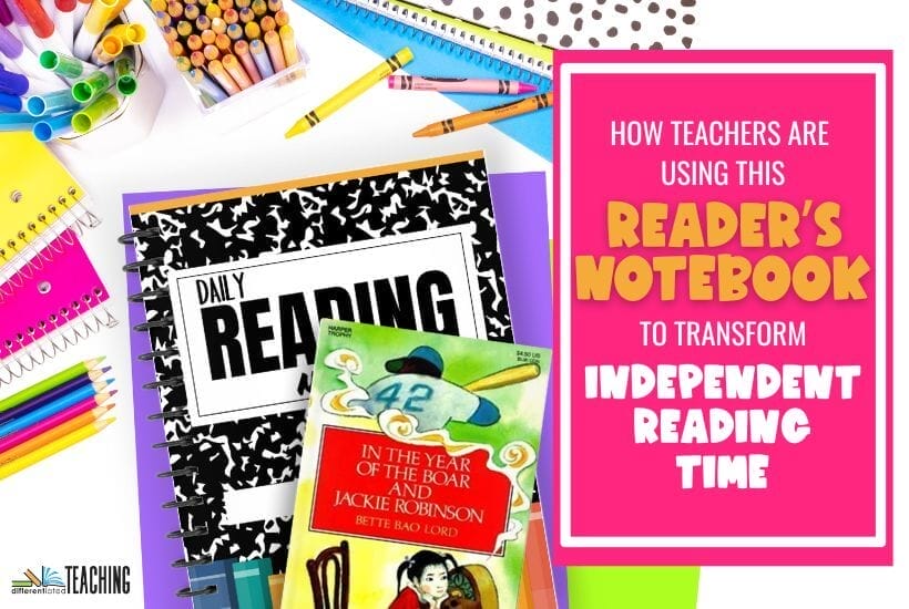 teachers using readers response notebook