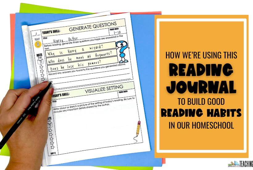 homeschool reading notebook routine