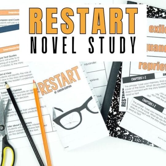 restart novel study