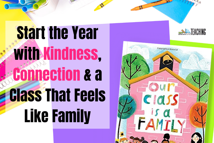 our class is a family book activities