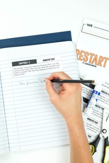 Why Restart by Gordon Korman Is the Perfect Book for Your Next Upper Elementary or Middle School Novel Study 4 restart comprehension question