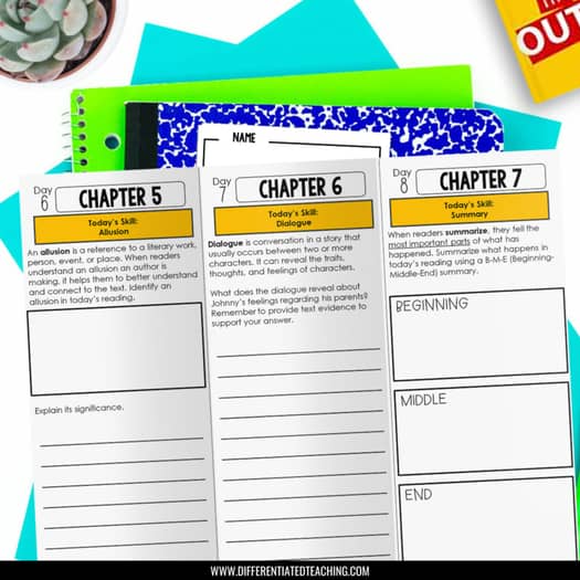 The Outsiders Novel Study Unit for Middle School ELA 2 750f 11065155 2 The Outsiders Novel Study