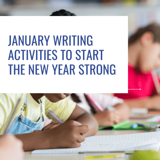 JANUARY WRITING ACTIVITIES