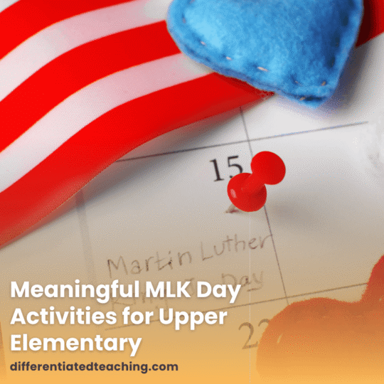 mlk activities for elementary