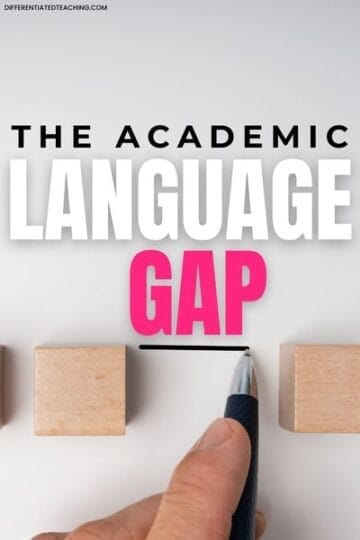 the academic language gap

