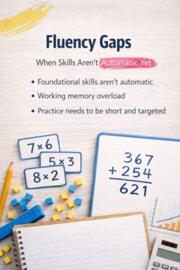 fluency gaps in math