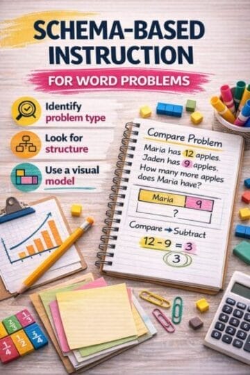 schema based math instruction
