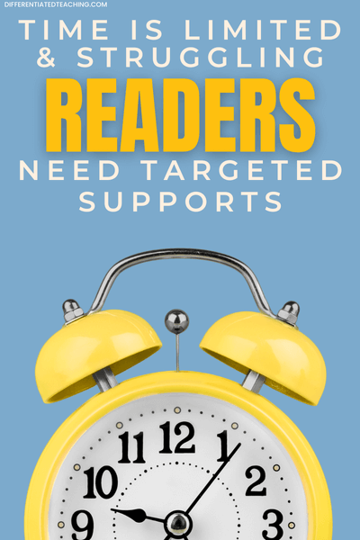 time to support struggling readers