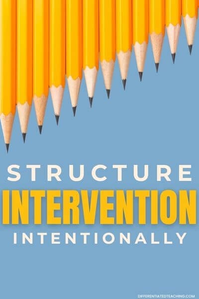structure intervention in upper elementary