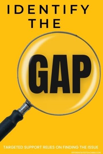 identify those with vocabulary gaps
