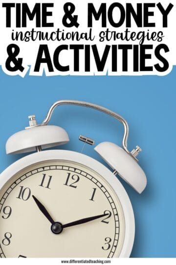 teaching time and money
