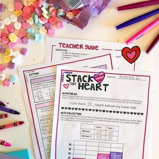 February Teaching Ideas for Upper Elementary and Middle School 3 VALENTINES DAY STEM